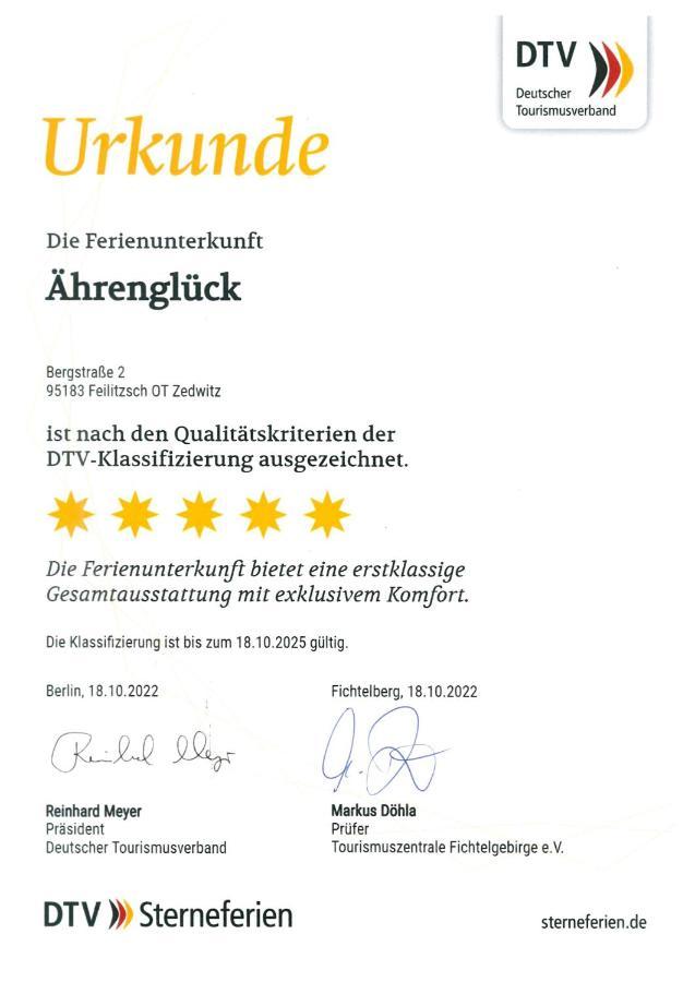 Chalet-Ferienwohnung Aehrenglueck, 70 Qm, Wellness/Fitness/Sauna - Bergroedelhof Feilitzsch Zewnętrze zdjęcie