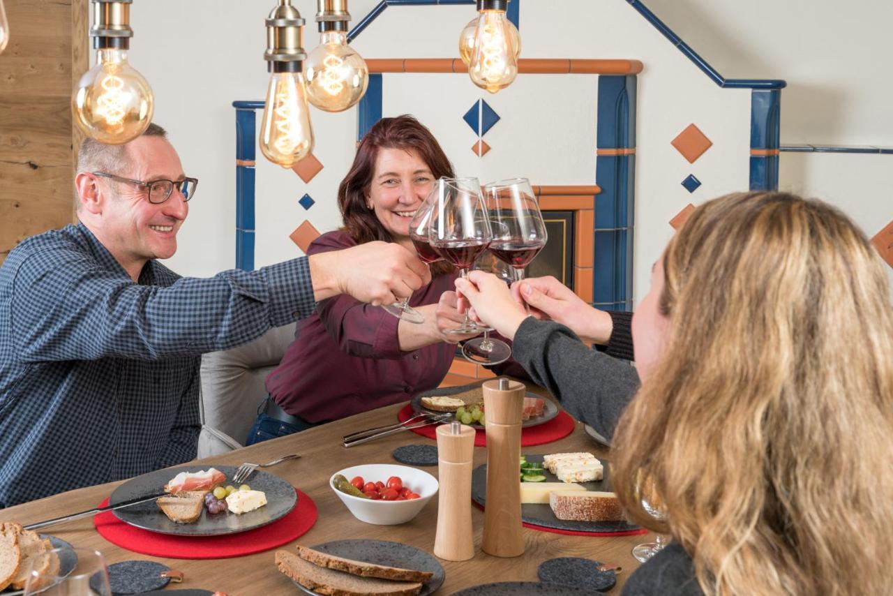 Chalet-Ferienwohnung Aehrenglueck, 70 Qm, Wellness/Fitness/Sauna - Bergroedelhof Feilitzsch Zewnętrze zdjęcie