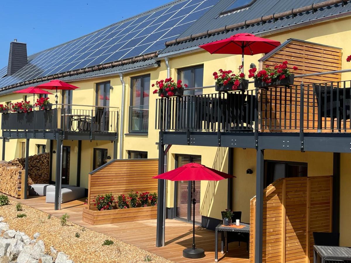 Chalet-Ferienwohnung Aehrenglueck, 70 Qm, Wellness/Fitness/Sauna - Bergroedelhof Feilitzsch Zewnętrze zdjęcie