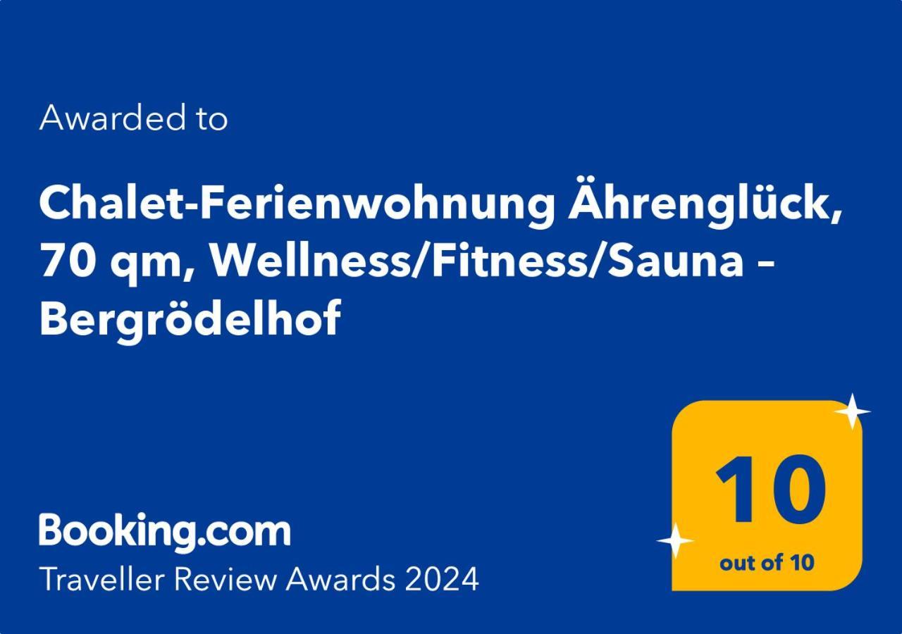 Chalet-Ferienwohnung Aehrenglueck, 70 Qm, Wellness/Fitness/Sauna - Bergroedelhof Feilitzsch Zewnętrze zdjęcie