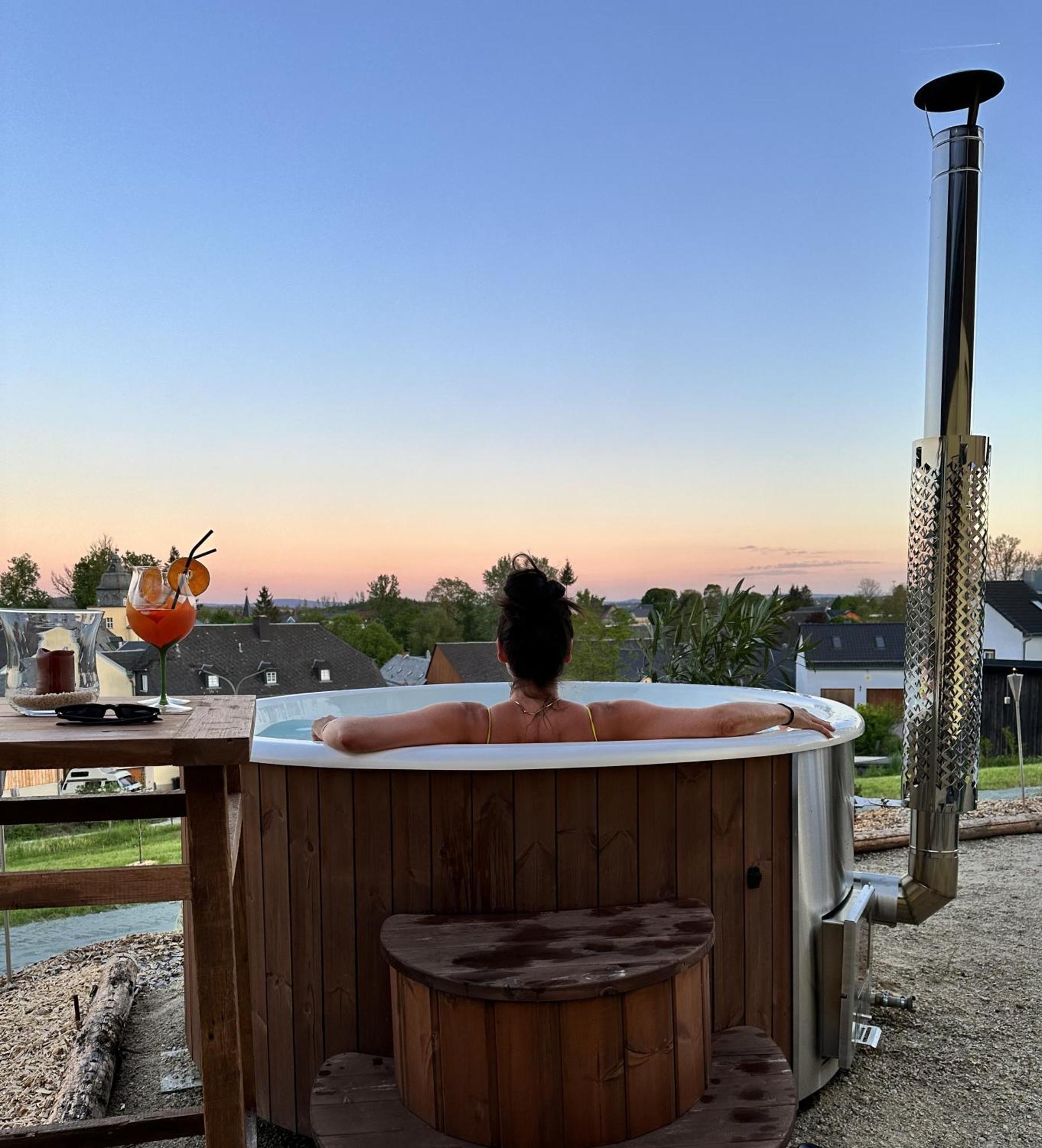 Chalet-Ferienwohnung Aehrenglueck, 70 Qm, Wellness/Fitness/Sauna - Bergroedelhof Feilitzsch Zewnętrze zdjęcie